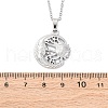 Moon & Star & Sun 304 Stainless Steel Pendant Necklaces NJEW-H059-14P-5