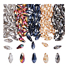   100pcs 5 colors Electroplate Glass Beads EGLA-PH0001-49-7
