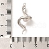 Brass Micro Pave Cubic Zirconia Pendants KK-C085-06P-3