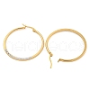 PVD Vacuum Plating 202 Stainless Steel Hoop Earrings EJEW-H003-43G-02-2