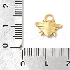 925 Sterling Sliver Black Enamel Bees Charms STER-Z012-05G-3