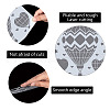 PET Plastic Hollow Out Drawing Painting Stencils Templates DIY-WH0244-257-3