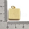 Brass Enamel Pendants KK-Z104-06G-04-3