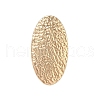 Textured Oval Alloy Adjustable Rings for Women RJEW-A045-01KCG-3