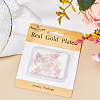 Beebeecraft 6Pcs Autumn Theme Real 18K Gold Plated Brass Micro Pave Cubic Zirconia Pendants ZIRC-BBC0002-34-6