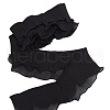 3 Yards Polyester Double-Layer Pleated Ribbon OCOR-WH0090-044A-1