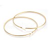 201 Stainless Steel Big Hoop Earrings EJEW-A053-03B-G-2