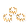 Ion Plating(IP) 304 Stainless Steel Finger Rings RJEW-L102-02G-1