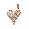 304 Stainless Steel Pendants STAS-G084-15G-2