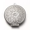 316 Stainless Steel Locket Pendants STAS-P268-03P-1