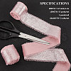 4.5M Single Face Hot Stamping Polyester Frayed Ribbon OCOR-WH20003-08D-2