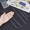 SUNNYCLUE 10Pcs 304 Stainless Steel Slider Necklace Making NJEW-SC0001-09-3