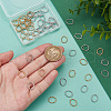 Unicraftale 60Pcs 2 Colors 304 Stainless Steel Quick Link Connectors FIND-UN0003-83-4