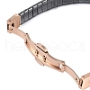 Ion Plating(IP) Synthetic Non-Magnetic Hematite Beaded Bracelets for Men BJEW-E102-01RG-4