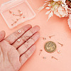 GOMAKERER 5Pairs 925 Sterling Silver Ear Stud Findings FIND-GO0002-66RG-3