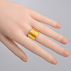 Stylish 304 Stainless Steel Wide Cuff Ring for Women RG2914-2-3