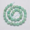 Natural Amazonite Bead Strands G-G970-10-12mm-2