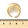 Brass Micro Pave Cubic Zirconia Open Cuff Rings for Women RJEW-K292-09G-5