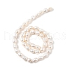 Natural Cultured Freshwater Pearl Beads Strands PEAR-I007-01C-04A-3