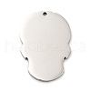 Printed 201 Stainless Steel Sugar Skull Pendants STAS-E174-01P-06-3