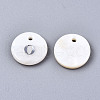 Natural Freshwater Shell Pendants SHEL-Q018-01A-O-P-2