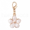 Golden Plated Zinc Alloy Pendants X-HJEW-JM00386-2