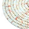 Synthetic ShouShan Stone Beads Strands G-P575-A51-4x2mm-3