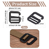 Zinc Alloy Slider Buckles FIND-WH0002-85B-2