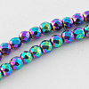 Non-magnetic Synthetic Hematite Beads Strands G-Q890-2mm-6-2