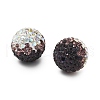 Gradient Color Design Polymer Clay Rhinestone Beads CLAY-NH0001-03C-2