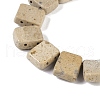 Natural White Picture Jasper Beads Strands G-K362-C01-01-4