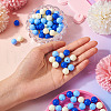 Opaque Acrylic Beads OACR-TAC0014-06G-15