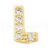 Rack Plating Brass Micro Pave Cubic Zirconia Cabochons KK-F874-04G-L-1