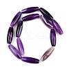 Natural Striped Agate/Banded Agate Beads Strands G-S280-10B-3