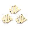 201 Stainless Steel Pendants STAS-T052-49G-3