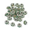 Resin Rhinestone Rondelle Beads OACR-S048-02G-2