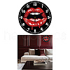 MDF Printed Wall Clock HJEW-WH0058-030-8