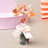 Natural Red Aventurine Chips Tree of Life Decorations DJEW-PW0013-19I-1