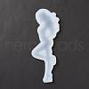 Modern Lady Shape Food Grade Silhouette Silicone Lollipop Molds DIY-D069-08-4