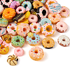 96Pcs 24 Styles Opaque Resin Donut Cabochons RESI-TA0001-64-2