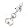 Angel Glass Pendant Decorations HJEW-JM02767-5