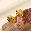 Fashion Oval Stainless Steel Stud Earrings & Pendant Necklaces Sets for Women BL8928-1-3