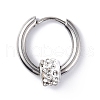 304 Stainless Steel Hoop Earrings STAS-B030-02-1