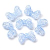 Plating Transparent Crackle Acrylic Beads MACR-D024-17-02-2