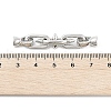 Brass Micro Pave Cubic Zirconia Fold Over Clasps KK-U059-07P-3