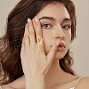 304 Stainless Steel Open Cuff Finger Rings RJEW-UN00013-6