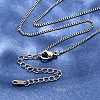 Tarnish Resistant 304 Stainless Steel Necklaces NJEW-E080-11P-1