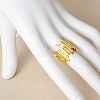 304 Stainless Steel Fashion Cuff Ring for Women BX6046-2-4