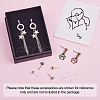 Craftdady Brass Ball Post Stud Earring Findings KK-CD0001-04-12