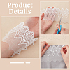 FINGERINSPIRE 7.5 Yards Milk Fiber Lace Trim OCOR-FG0002-48-4